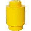 LEGO STORAGE BRICK 1 ROUND YELLOW