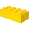LEGO STORAGE BRICK 8 YELLOW