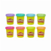HASBRO PLAY-DOH NEON NON TOXIC SET OF 8 COLOURS CANS (E5063EU40)