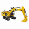BRUDER CAT SHOVEL EXCAVATOR (YELLOW/BLACK)
