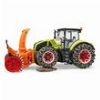 BRUDER CLAAS AXION 950 WITH SNOW CHAINS AND SNOW BLOWER