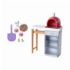 MATTEL BARBIE FURNITURE AND ACCESSORIES - BRICK PIZZA OVEN PLAYSET