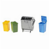 BRUDER GARBAGE CAN SET