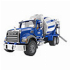 BRUDER MACK GRANITE CONCRETE MIXER TRUCK (BLUE/WHITE)