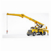 BRUDER MACK GRANITE LIEBHERR CRANE TRUCK (YELLOW/GRAY)