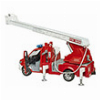 BRUDER MB SPRINTER FIRE DEPARTMENT WITH LIGHT & SOUND MODULE (TURNTABLE LADDER, PUMP)