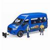 BRUDER MERCEDES BENZ SPRINTER TRANSFER WITH DRIVER