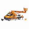 BRUDER MERCEDES BENZ SPRINTER WORK PLATFORM (INCL. LIGHT + SOUND MODULE)