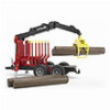 BRUDER REAR TRAILER WITH LOADING CRANE