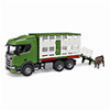 BRUDER SCANIA SUPER 560R ANIMAL TRANSPORT TRUCK (INCL. 1 CATTLE)