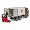 BRUDER SCANIA SUPER 560R LOGISTICS TRUCK WITH TRUCK-MOUNTED FORKLIFT