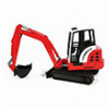 BRUDER SCHAEFF HR16 MINI EXCAVATOR (RED/BLACK)
