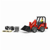 BRUDER SCHAFFER HOFLADER 2034 WITH FIGURE AND ACCESSORIES (RED/BLACK)
