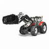 BRUDER STEYR 6300 TERRUS CVT WITH FRONT LOADER (WHITE/RED)