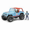 BRUDER JEEP CROSS COUNTRY RACER WITH RACING DRIVER (BLUE)