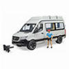 BRUDER MERCEDES BENZ SPRINTER CAMPER WITH DRIVER (WHITE/BLACK)