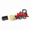 BRUDER SCHAFFER HOFLADER 2034 WITH BALE GRIPPER (RED/BLACK)