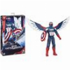 HASBRO MARVEL CAPTAIN AMERICA BRAVE NEW WORLD - TITAN HEROES CAPTAIN AMERICA DELUXE TITAN FIGURE
