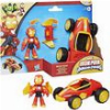 HASBRO MARVEL IRON MAN AND HIS AWESOME - IRON MAN IRON RACER VEHICLE