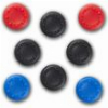 SPARTAN GEAR - SILICON THUMB GRIPS UNIVERSAL (4PCS BLACK, 2PCS RED, 2PCS BLUE)