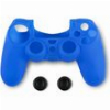 SPARTAN GEAR - CONTROLLER SILICON SKIN COVER AND THUMB GRIPS (PLAYSTATION 4) BLUE