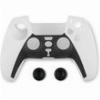 SPARTAN GEAR - CONTROLLER SILICON SKIN COVER AND THUMB GRIPS (PLAYSTATION 5) BLACK/WHITE