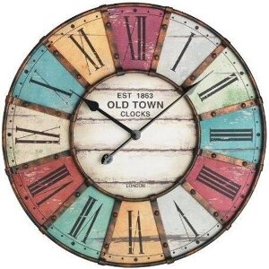 TFA 60.3021 VINTAGE XXL DESIGN WALL CLOCK