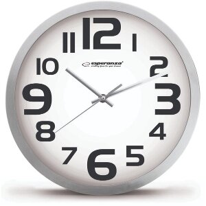 ESPERANZA EHC013W WALL CLOCK ZURICH WHITE