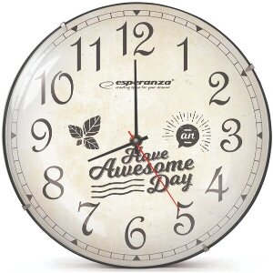 ESPERANZA EHC018L WALL CLOCK LAUSANNE