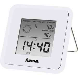 HAMA 186371 THERMOMETER/HYGROMETER HAMA TH50 WHITE