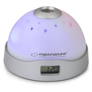ESPERANZA EHC001 CLOCK WITH AN ALARM MODULE AND PROJECTOR CASSIOPEIA