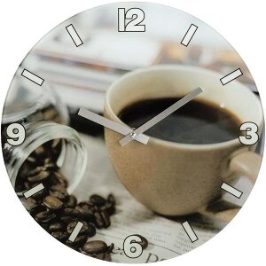 HAMA 136217 WALL CLOCK COFFEE