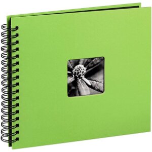 HAMA 10610 FINE ART SPIRAL BOUND ALBUM 36X32CM 50 BLACK PAGES KIWI