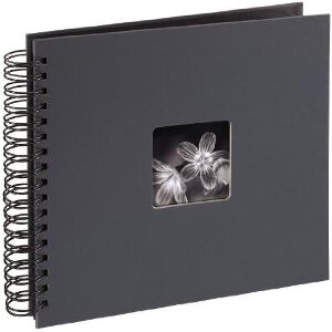 HAMA SPIRAL PHOTO ALBUM FINE ART 28 X 24 ΓΚΡΙ 50 ΣΕΛΙΔΩΝ