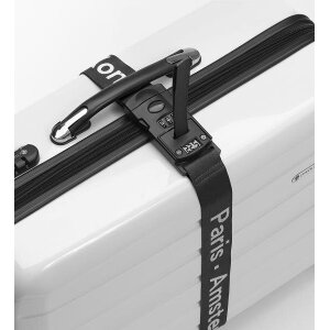 LUGGAGE MATE LOCK STRAP WITH INTEGRATED SCALE BLACK