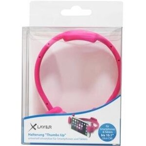 XLAYER STAND COLOUR LINE THUMBS UP PINK