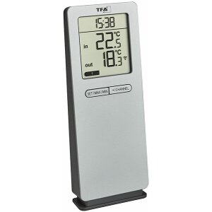 TFA 30.3071.54 SILVER LOGO 2.0 RC THERMOMETER