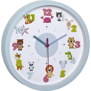 TFA 60.3051.14 LITTLE ANIMAL KIDS WALL CLOCK