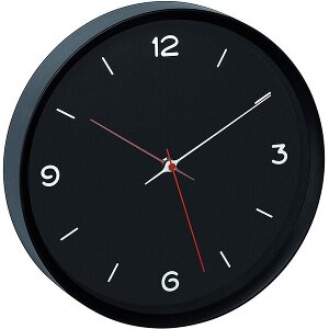 TFA 60.3056.01 BLACK ANALOGUE WALL CLOCK