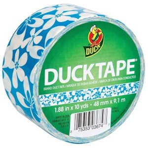 DUCK TAPE BIG ROLLS SURF FLOWER 9.1MX4.8CM