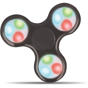 HAND FIDGET SPINNER WITH LED ΜΑΥΡΟ