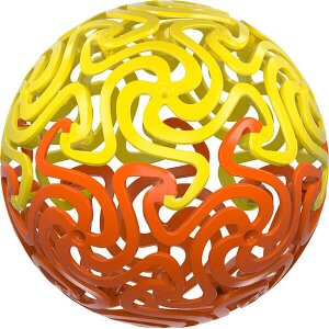 WABOBA BRAIN BALL YELLOW/ORANGE