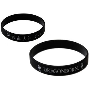 SKYRIM DRAGONBORN SILICONE WRISTBAND