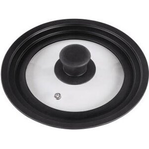 HAMA 111544 XAVAX UNIVERSAL LID WITH STEAM VENT FOR POTS AND PANS 16 18 20 CM GLASS