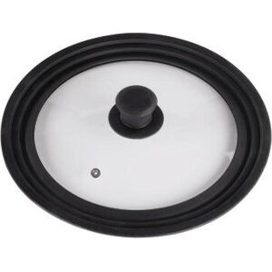 HAMA 111545 XAVAX UNIVERSAL LID WITH STEAM VENT FOR POTS AND PANS 24 26 28 CM GLASS