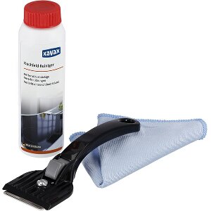 XAVAX 111752 HOB CLEANING KIT 3-PART CLEANER SCRAPER MICROFIBRE CLOTH