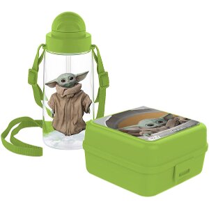 DISNEY SET BOTTLE 500ML AND LUNCH BOX MANDALORIAN