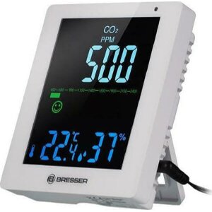 BRESSER CO² AIR QUALITY MONITOR WHITE