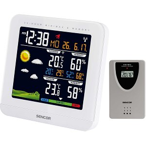 SENCOR SWS 5600 WEATHER STATION WITH WIRELESS SENSOR