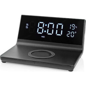 NEDIS WCACQ20BK ALARM CLOCK WITH WIRELESS CHARGING 5 / 7.5 / 10 / 15W